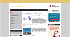 Desktop Screenshot of forum-politische-bildung.de